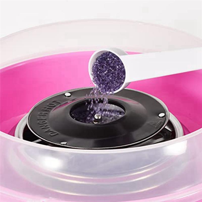 2025 Trend Zuckerwattemaschine für Kinder, Mini Elektrische Zuckerwattemaschine mit Spritzschutzplatte für Zuhause Kinderparty