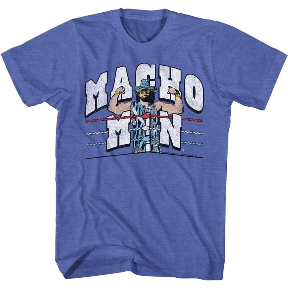 Macho Unisex Retro Ring And Ropes Tshirt S