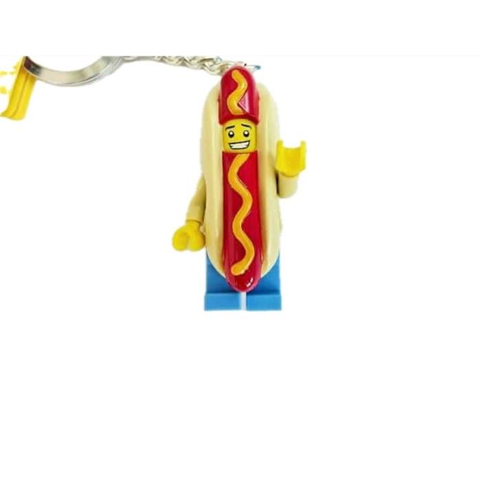 LEGO Hot Dog Guy Keychain (853571) Multicolor