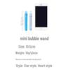 Eco-friendly Children's Mini Bubble Wands - Compact & Portable for Easy Carrying
