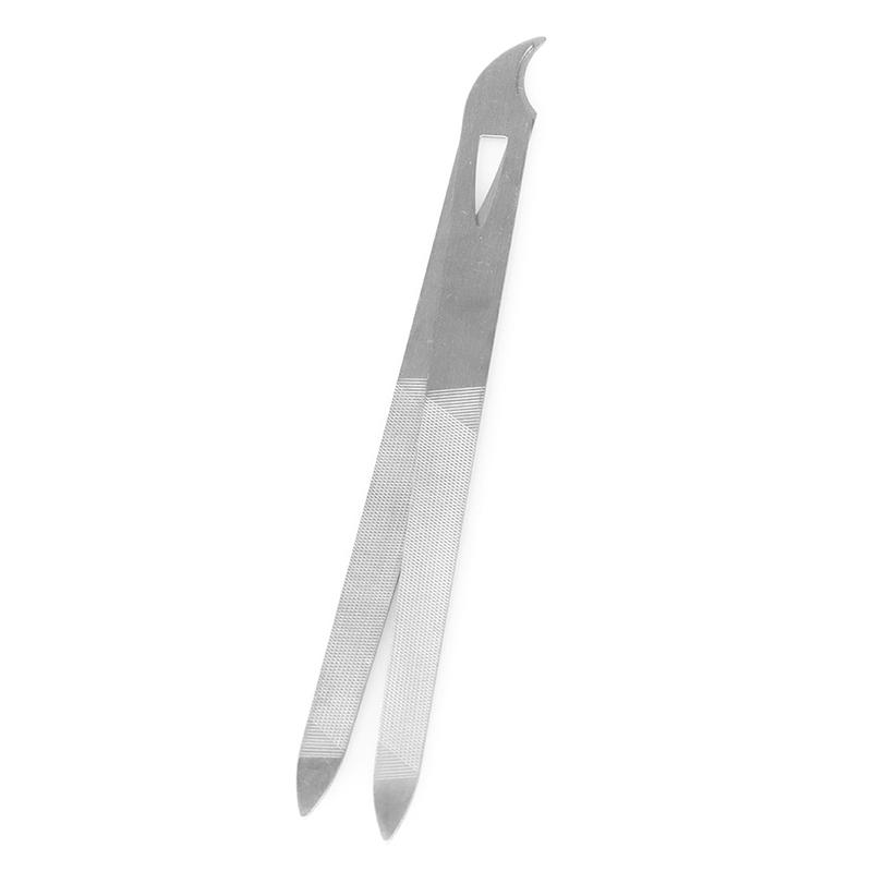 Nail File Stainless Steel Double-Sided Grinding Finger Manicure Pedicure Tool