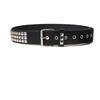 Wide Belt Y2K Leather Belt Vintage Punk Waistband Cool Rivet Waist Belt  Daily