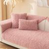 Modern Fashion Super Soft Long Plush Sofa Towel Winter Thick Anti-slip Universal Sectional Sofa Cover Quilted Velvet Couch Cover