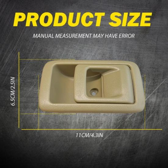 For Toyota Tacoma 2001-04 Inner Door Handle Driver Passenger Side Beige Pair B