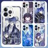 Genshin Impact Lauma Flins Columbina Phone Case For IPhone 11 12 14 15 16 Pro Max Mini X XS Max 7 8 6 6S Plus Transparent Cover