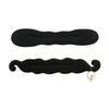 2/3Pcs Women Hair Bun Maker Sponge Faux Pearls Decor Bun