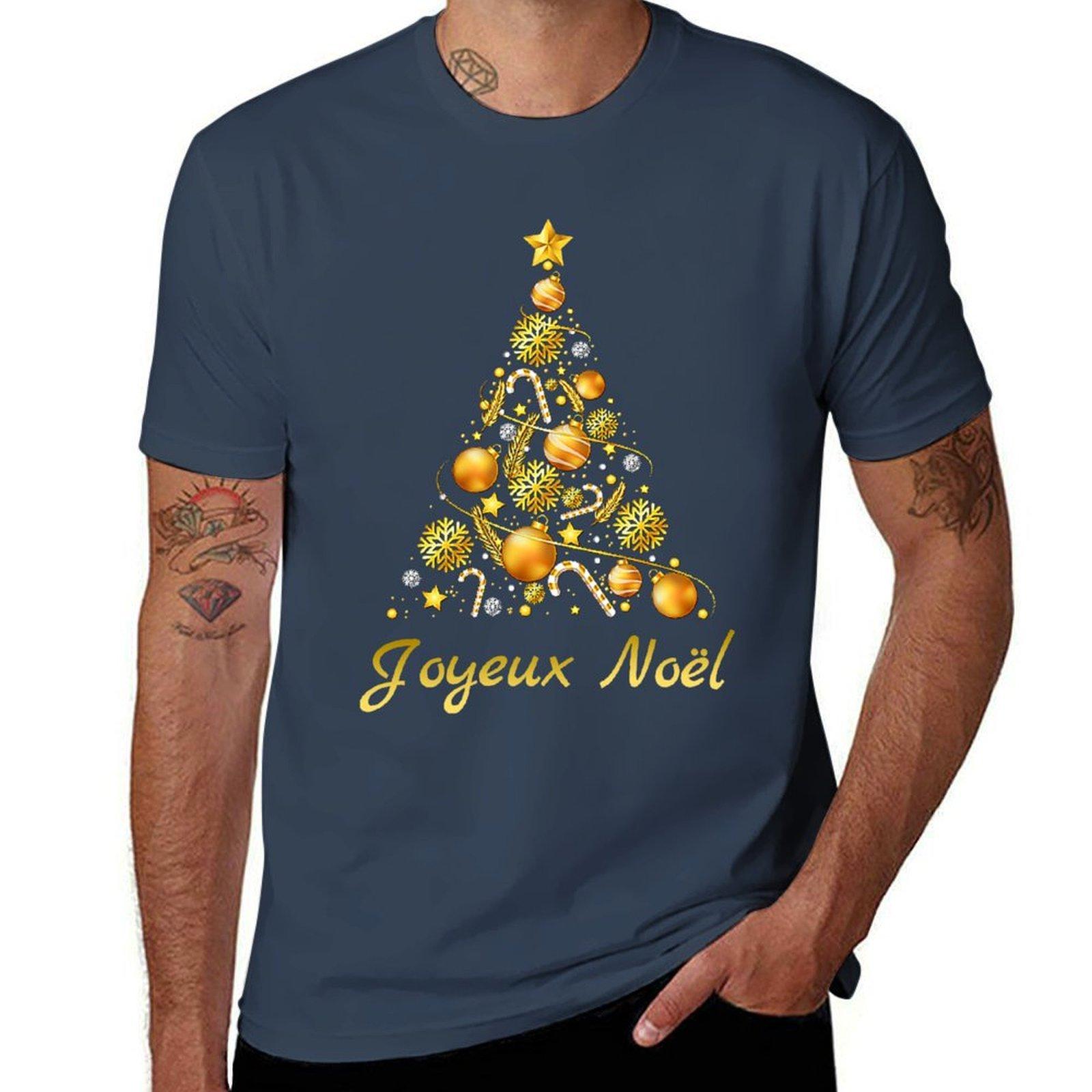 Paris Christmas Joyeux Noel French TShirt Dry Fit Athletic Short Sleeve Shirt S