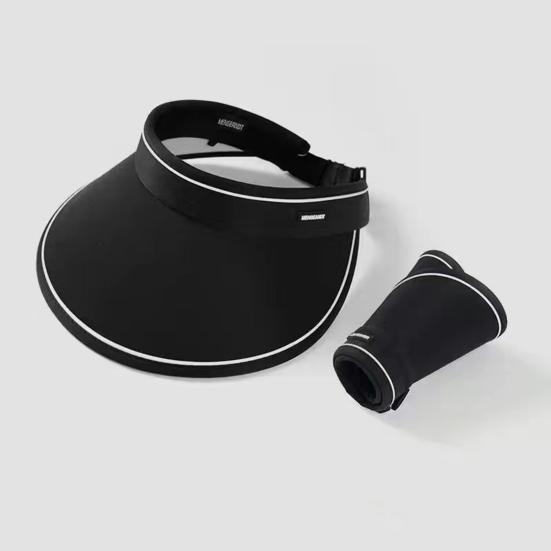 Women Sun Hat Empty Top Adjustable Buckle Foldable Outdoor Cap Summer Cycling Hiking Air Circulation Hat
