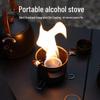 Ultra-Light Portable Alcohol Stove for Outdoor Use