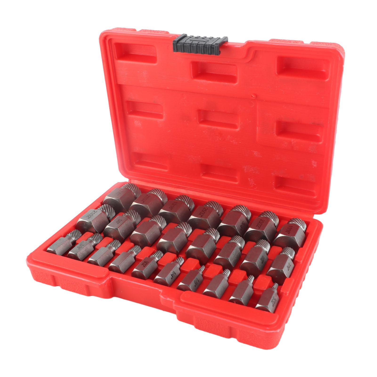 

25 шт. Набор для извлечения поврежденных винтов, шестигранная головка, съемник сломанных винтов из хромомолибденовой стали