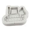 Construction Truck Silicone Mold Bulldozer Crane Excavator Fondant Molds Cake Decorating Tools Theme Cake Dessert Decorated Chocolate Candy Mold