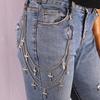 Cross-Border Hip-Hop Punk Star Pendant Tassel Metal Waist Chain