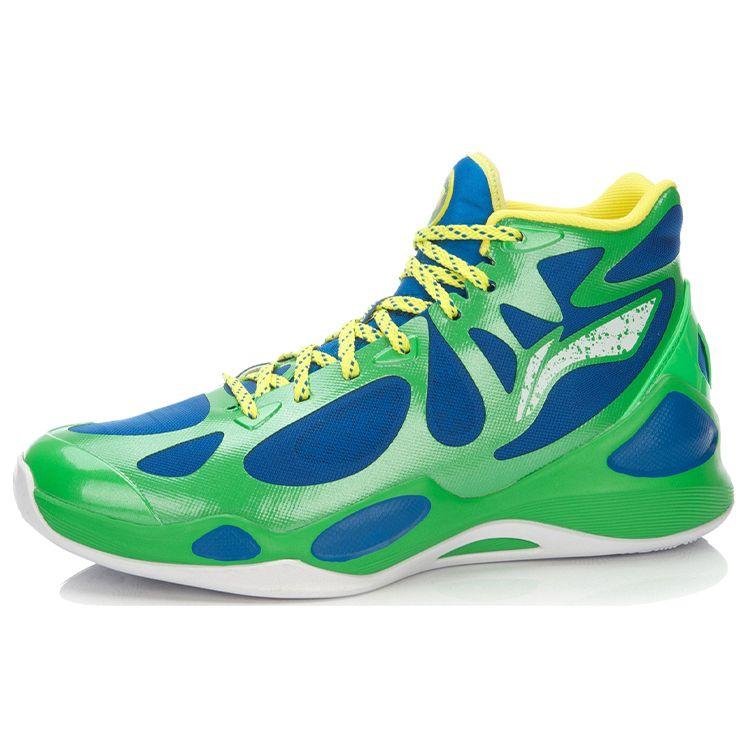 Li Ning Sonic 4 Fabric TPU Comfortable Versatile Non-Slip Wear-Resistant Shock Absorbing Breathable High-Top Basketball Shoes Unisex sneaker ABPL011-3