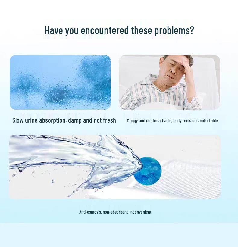 Thickened Disposable Adult Urine Pads for Elderly and Postpartum Women.