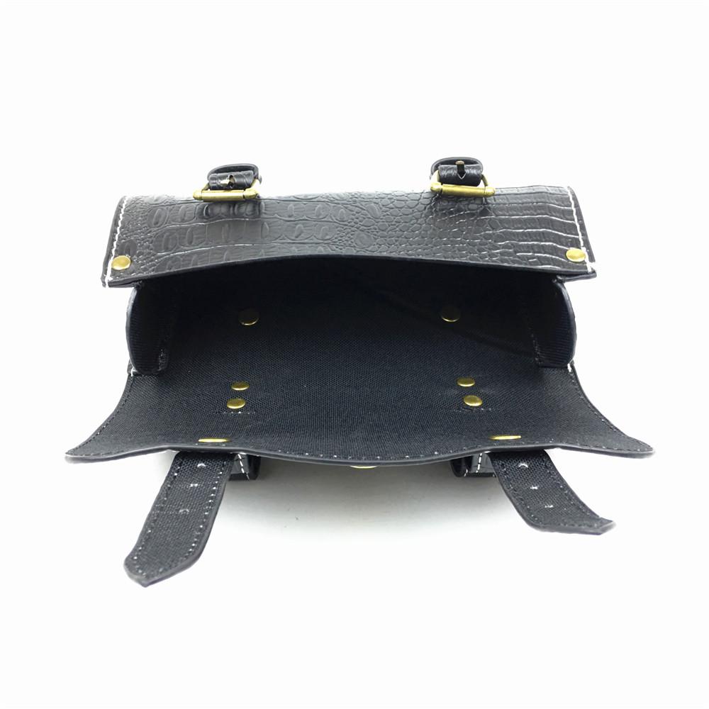 For Harley Sportster XL883 XL1200 Universal Motorcycle Saddlebag Model Side PU Leather Luggage Saddle bag Storage Tool Pouch