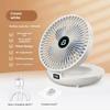 Dual-Purpose Electric Fan: Convection Circulation, Indoor/Outdoor, Rechargeable Floor & Desktop Fan