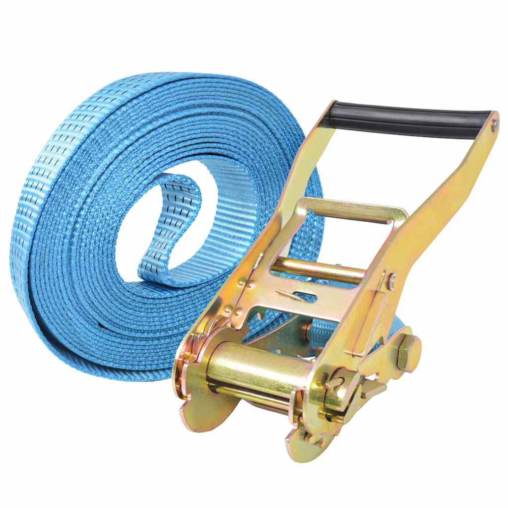 Ratchet Straps 4 Pcs. 4 Tonnes 8 M * 50 Mm Blue