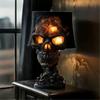 Skeleton Head Table Lamp with Cable Weather Resistant Halloween Skull Light Decoration For Garden Outdoor Decoration