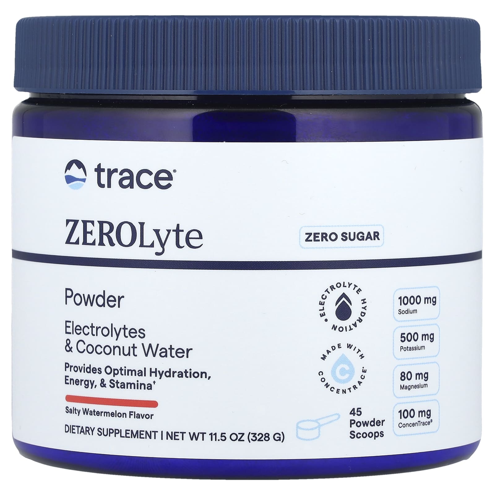 

Zerolyte Powder, Salty Watermelon, 328G(11.5Oz)