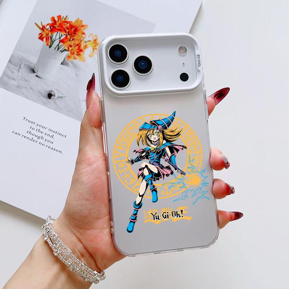 

Anime Game Y-Yugioh Phone Case For iPhone 17 16 15 14 13 12 11 Pro Max Air Matte Laser Aurora Shockproof Funda iPhone 15 Pro Max