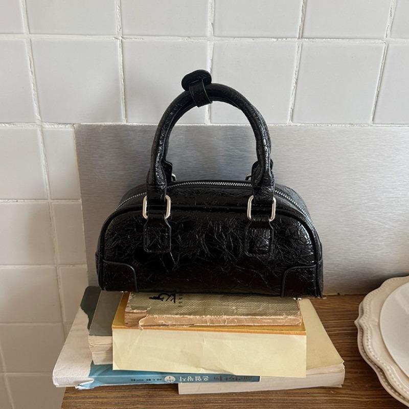 Niche Hand-held Bowling Bag Spring Fashion Pillow Bag Crossbody Bag