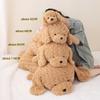 42Cm-118Cm Simulation Huge High Quality Soft Teddy Dog Plush Doll Pillow Brown White Long Plush Animal Plush Toy Home Decoration
