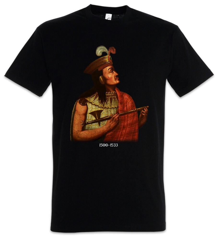 

Atahualpa Portrait T-Shirt Picture Atawallpa Francisco Pizarro Inca Inka Aztecs L