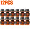 1/12Pcs Garden Hose Adapter Connector Tap Extender Hose Quick Connection Stop Coupler Joint Water Pipe Irrigation Fittings 1/2"