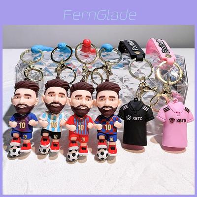 Breloc vibrant Messi cu steaua fotbalului din jerseu, cadou ideal pentru fani, pentru zile de naștere