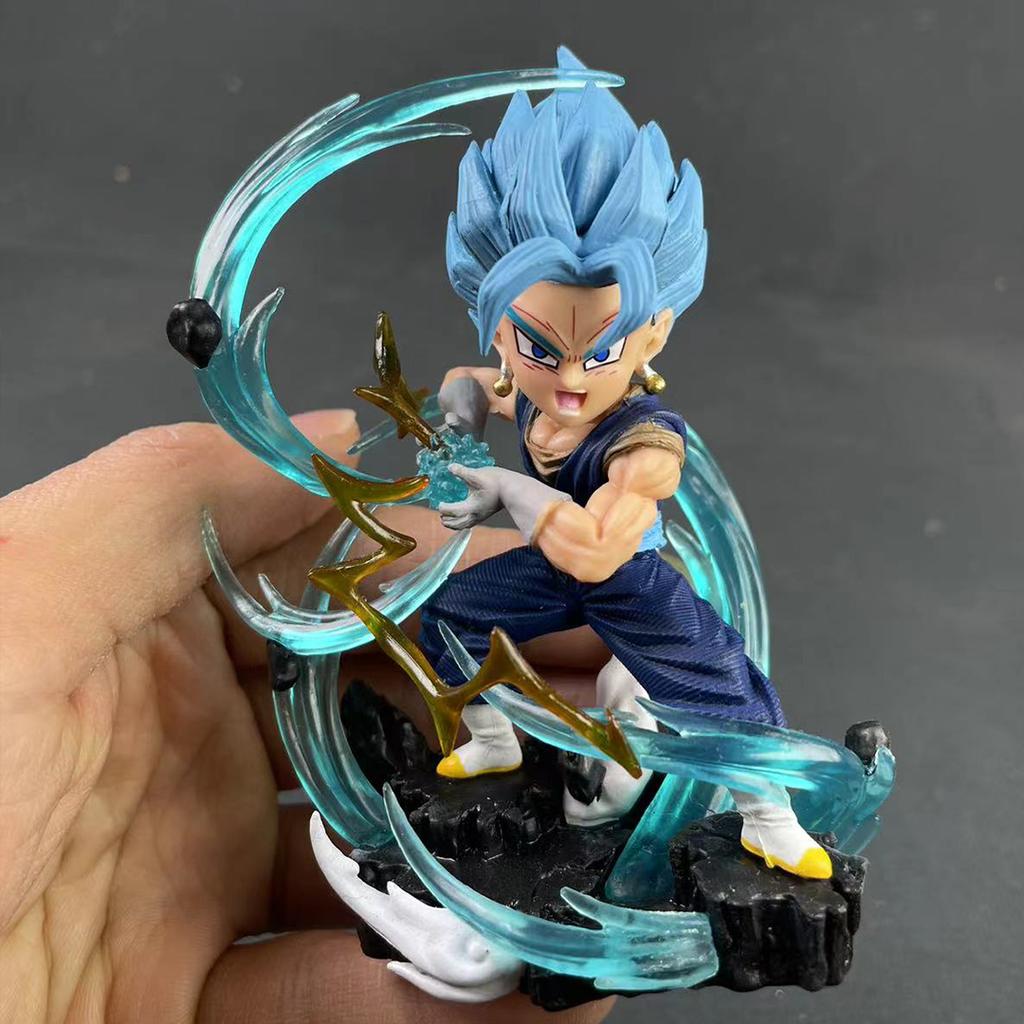 Q Version Dragon Ball Z Vegeta Figure Vegetto Figurine 11CM PVC Action Figures Collection Model Toys