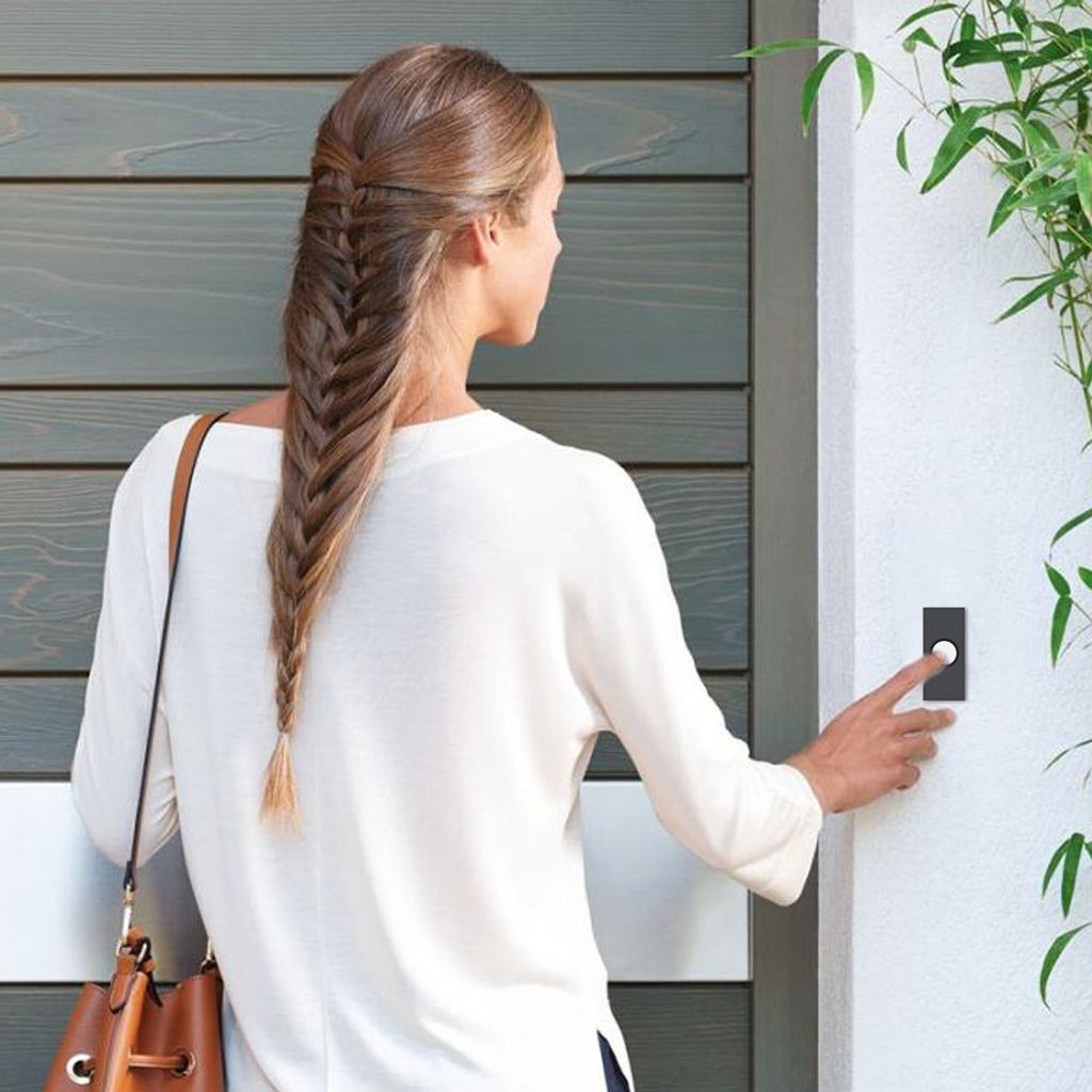 Wiring Door Bells Push Buttons Wall Mounted Doorbell Switches Plastic Hard Wiring Press Button Lighted Doorbell Button