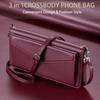 Dual Layer Card Slots Photo Frame Wallet Case for OPPO VIVO Huawei Honor Moto OnePlus LG Nokia Sony Flip Cover with 2 Lanyards