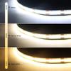 Touch Dimmer and Hand Sweep Induction Switch Flexible COB LED Strip Light 12V 320 LEDs/M LED Light Tape Bedroom Kitchen Lighting
