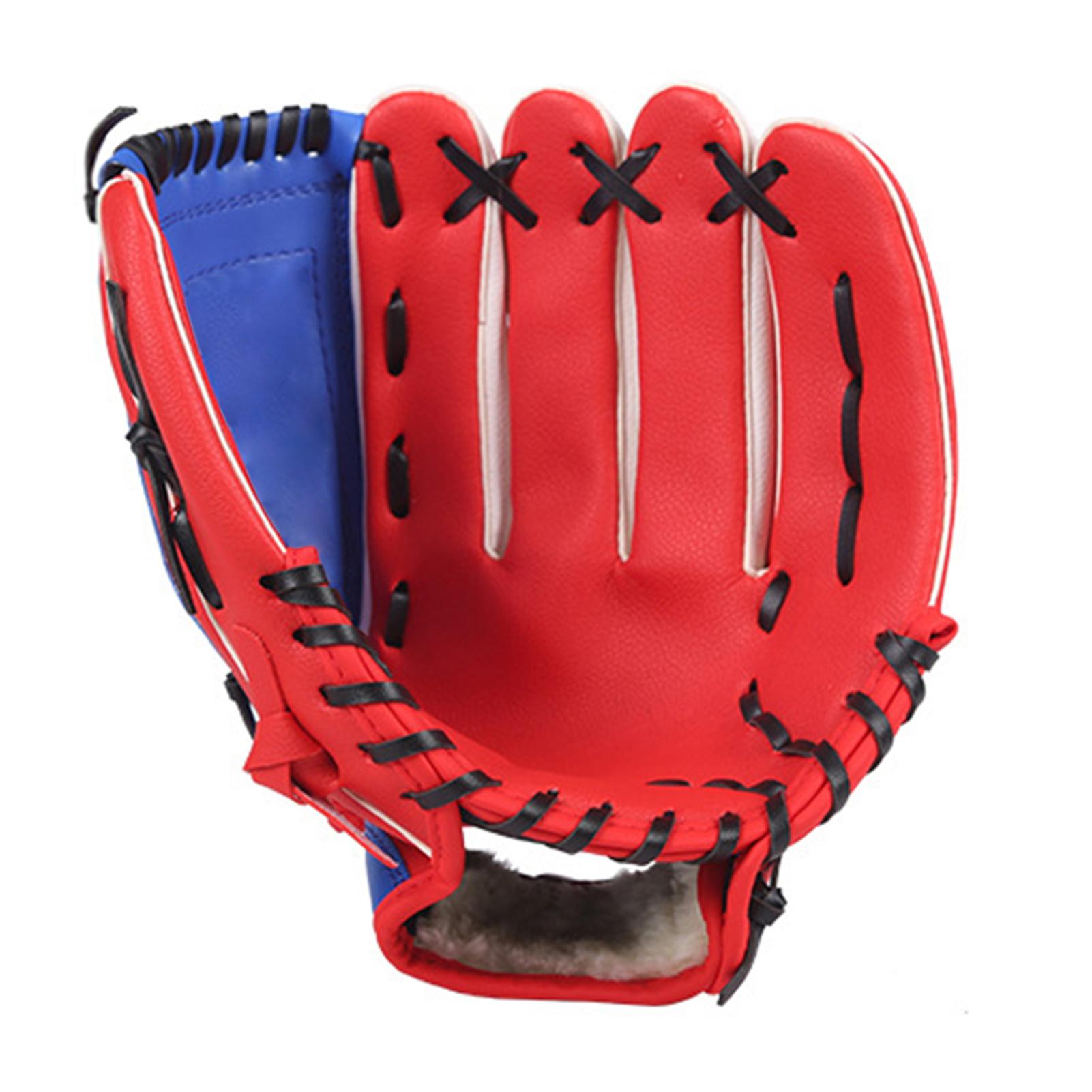 

Бейсбольная перчатка 10,5 11,5 дюймов для левой руки 10.5 inch синий/красный