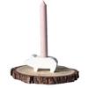 Silicone Lucky Pig Candlestick Mold Animal Pig Candle Holder Silicone Molds For Gypsum Casting Animal home Ornament Decoration