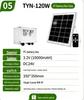 12V/24V/36V Solar Power System with Photovoltaic Panels, Battery Storage, LED Light Box, and Illumination Lights