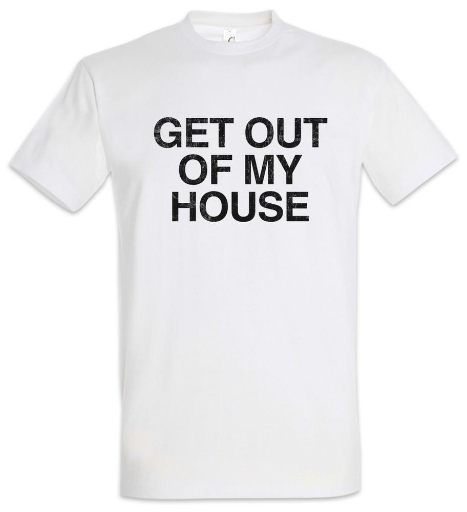 

Get Out Of My House T-Shirt Two and Alan Fun Charlie a Half Harper Men 2XL