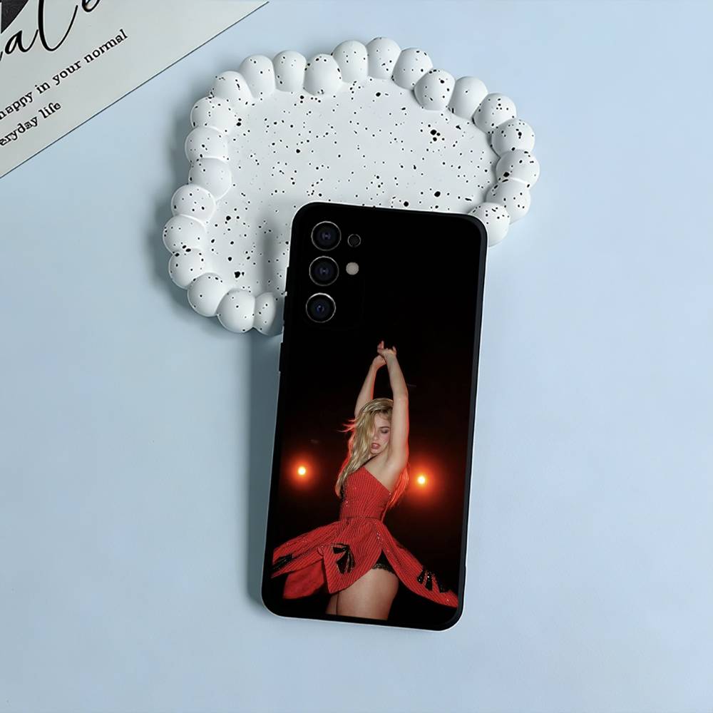 Addison- Rae Phone Case For Samsung S25,S24,S21,S22,S23,S30,Ultra,S20,Plus,Fe,Lite,Black Soft Silicone