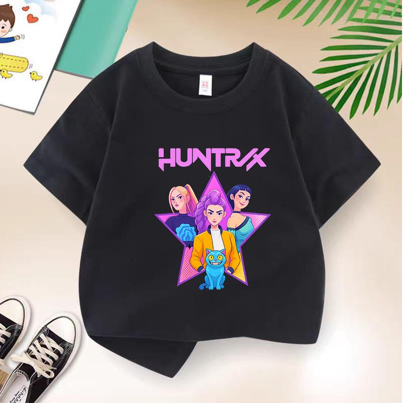 Kpop The Witch Hunt Team Turtle Planet Witch Hunter Group Short-Sleeve Peripheral Printed T-Shirt
