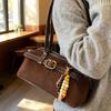 Retro Small Bag Women's Autumn and Winter Versatile 2025 New Simple Shoulder Underarm Bag Popular Commuter Tote Bag This Year
