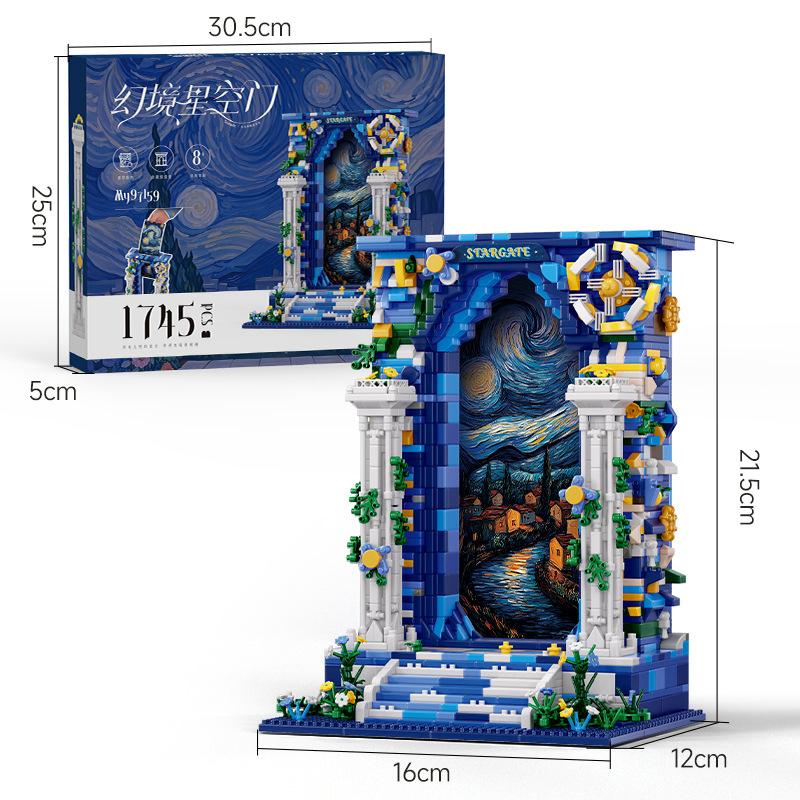 

Castle Micro Building Blocks Architecture Mini Bricks Construction Set For Adults Kids Assembly Toys Children Girls 6 Years Old