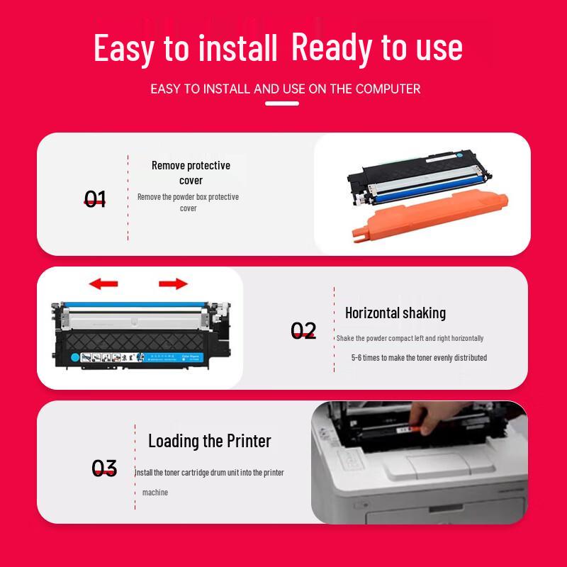 Jingcheng Compatible Toner Cartridge for HP 117A/W2060A Series Printers