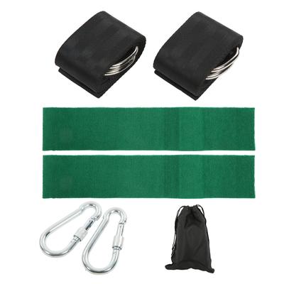 Tree Swing Hanging Kit 1000kg Bearing Carabiner Hook Strap Set for Outdoor Porch Camping
