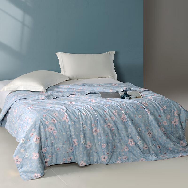 Hongxiu Shifang Schmetterling Liebe Blume Waschbare Seidenbettdecke