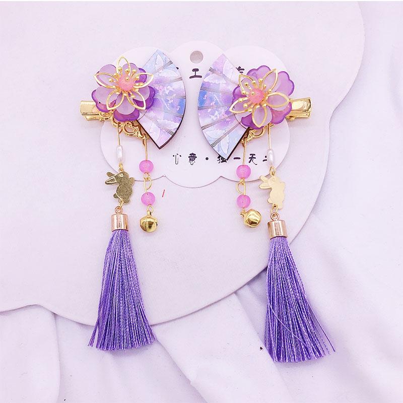 New Style Chinese Style Accessories Children Hair Clip Super Fairy Tassel Hair Ornaments Ancient Style Girls