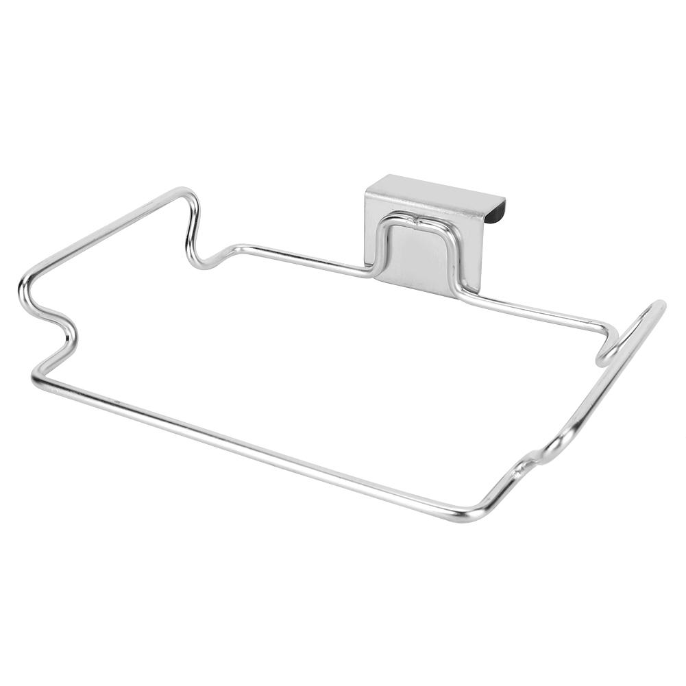 Stainless Steel Kitchen Hanger Storage Rack Towel Trash Garbage Organizer Rack Holder