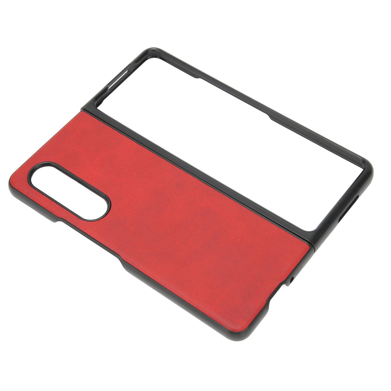 Mobile Phone Protective Case Anti Scratch PU Leather Phone Cover for Galaxy Z Fold 3