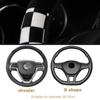Car Accessories Auto Steering Covers Car Steering Wheel Cover Plush Fabric Car-styling Fit for Most Cars Diameter 38cm Universal