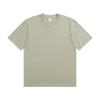 Japanese Style 230g Pure Cotton Heavyweight Short Sleeve T-shirt - Spring/Summer Solid Color, Versatile & Simple with Custom Logo Option
