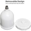 600ml Plastic Paint Cup Pot, Tightly Sealed HVLP Spray Gun Pot, Durable Spray Paint Gun Cup Replacement Fit for GTI GTIPro TT GFG TTS